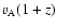 $v_{\rm A}(1+z)$
