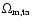 $\Omega_{\rm m,ta}$