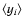 $\langle y_i\rangle$
