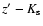 $z'-K_{\rm s}$