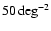 $50
\deg^{-2}$