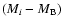 $(M_i-M_{\rm B})$