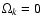 $\Omega _k=0$