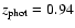 $z_{\rm phot}=0.94$