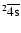 $^2\overline{\rm 4s}$