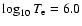 $\log_{10}T_{\rm e}=6.0$