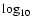 $\log_{10}$