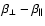 $\beta _{\perp }-\beta _{\parallel }$