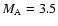 $M_{\rm A} = 3.5$