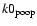 $k0_{\rm poop}$