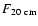 $F_{\rm 20~cm}$