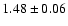 $1.48 \pm 0.06$