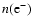 $n({\rm e}^-)$