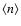 $\langle n \rangle$