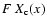 $F~X_{\rm c}(x)$