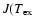 $J(T_{\rm ex}$