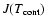 $J(T_{\rm cont})$