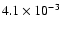 $4.1\times 10^{-3}$