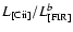 ${L_{\rm [C {\sc ii}]}/L_{\rm [FIR]}^{b}}$