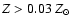$Z >
0.03~Z_\odot$