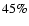 $45\%$