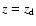 $z=z_{\rm d}$