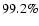 $99.2\%$