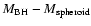 $M_{\rm BH}-M_{\rm spheroid}$
