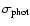 $\sigma_{\rm phot}$