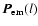 $\vec{P}_{{\rm em}}(l)$