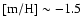 ${\rm [m/H]\sim-1.5}$