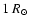 $1~R_{\odot}$