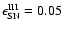 $\epsilon_{\rm SN}^{\rm III}=0.05$
