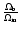 $\frac{\Omega_{\rm b}}{\Omega_{\rm m}}$