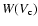 $W(V_{\rm c})$