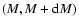 $(M, M + {\rm d}M)$