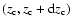 $(z_{\rm c}, z_{\rm c} + {\rm d}z_{\rm c})$