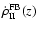 $\dot{\rho}^{\rm FB}_{\rm II}(z)$
