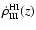 $\dot{\rho}^{\rm HI}_{\rm III}(z)$