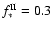 $f_*^{\rm II}=0.3$