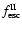 $f^{\rm {II}}_{\rm esc}$