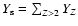 $Y_{\mbox{\scriptsize s}}=\sum_{Z>2}Y_{Z}$