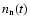 $n_{\mbox{\scriptsize n}}(t)$