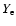 $Y_{\rm e}$