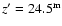 $z'=24.5^{\rm m}$