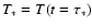 $T_{*} = T(t = \tau_{*})$