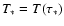 $T_{*} = T(\tau_{*})$