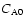 $C_{\rm A0}$