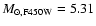 $M_{\odot, {\rm F450W}}=5.31$