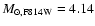 $M_{\odot, {\rm F814W}}=4.14$